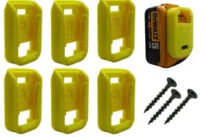 6x uchwyt na akumulator baterie dewalt xr 18v 54v + wkrĘty gratis