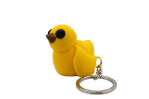 brelok Żółta kaczka 3d – wesoły akcent do twoich kluczy i nie tylko!