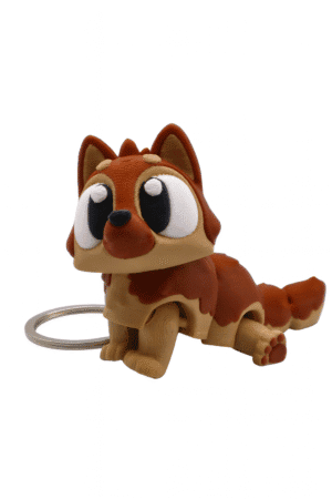 brelok owczarek niemiecki 3d flexi | figurka pies | druk 3d | printolandia