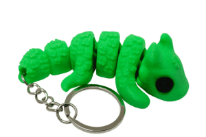 brelok z szczęśliwym flexi smokiem – do kluczy, plecaka lub piórnika!