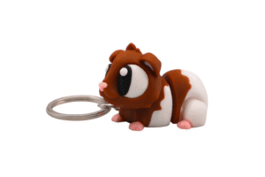 brelok Świnka morska | uroczy brelok 3d zwierzątko | prezent gadżet