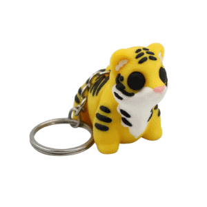 Żółty brelok w kształcie tygrysa